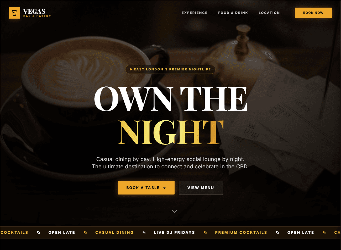 Vegas Bar and Eatery Redesign