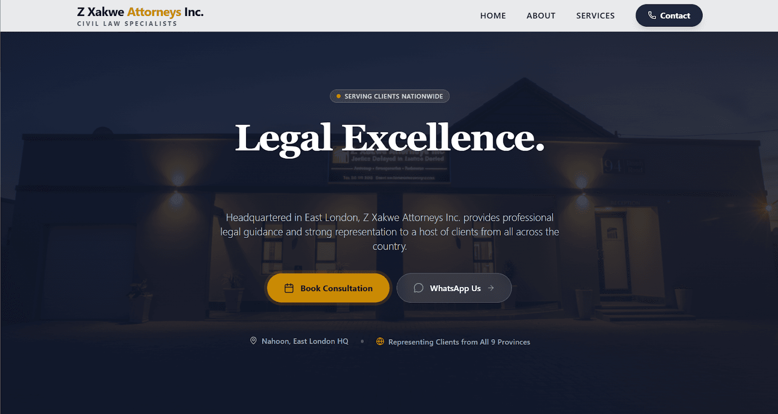 Zxakwe Attorneys Redesign