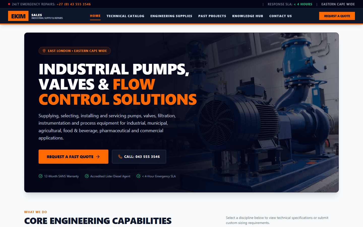 Ekim Sales Industrial Water and Power Solutions Showcase